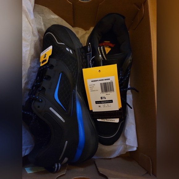 NIB HERMAN SURVIVOR NON SLIP ATHLETIC  WORK SHOES WOMEN 8.5 - Picture 3 of 6